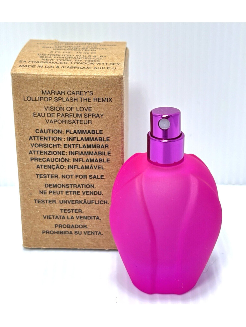 Mariah Carey Lollipop Splash The Remix Vision of Love Eau De Parfum 15ml EDP NEW